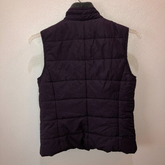 Coldwater Creek Womens Size XS 4 6 Purple Full Zip Front Pockets Puffer Vest - Picture 5 of 8